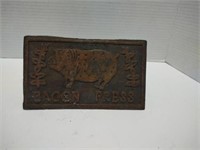 Cast iron bacon press