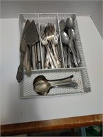 Lovely variety of vintage flatware. Approx 63