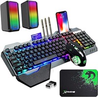Wireless Gaming Keyboard Mouse And Wired Computer