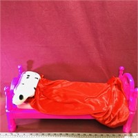 Plastic Toy Doll Bed