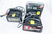 (3) Schmacher Battery Chargers