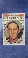 1961 Topps Warren Spahn #589 Baseball Card