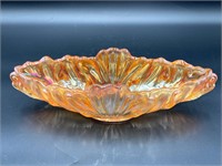 Carnival Glass Marigold Gondola Centerpiece Bowl