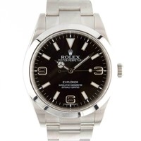 RARE ROLEX EXPLORER 39MM MK1 BLACK DIAL WATCH