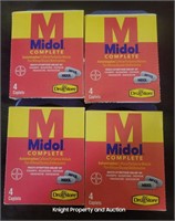 4 Midol Complete 4 Caplets per box