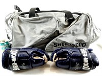 Sac de hockey avec 2 gants SHERWOOD