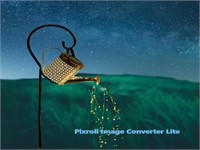 Watering Can with Solar Lights, Outdoor Decor, Yar