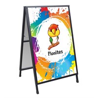 Pionites Heavy Duty Slide-in Folding A Frame Sign