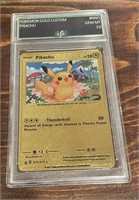 Pokémon Gold Custom Pikachu Card