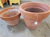 Two Terra Cotta Pots