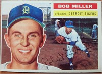 Two 1956 Bob Miller Topps #263