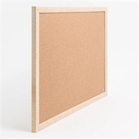 17x23 Cork Bulletin Board with Wood Frame
