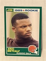 Vintage Eric Metcalf Rookie Football Card #259