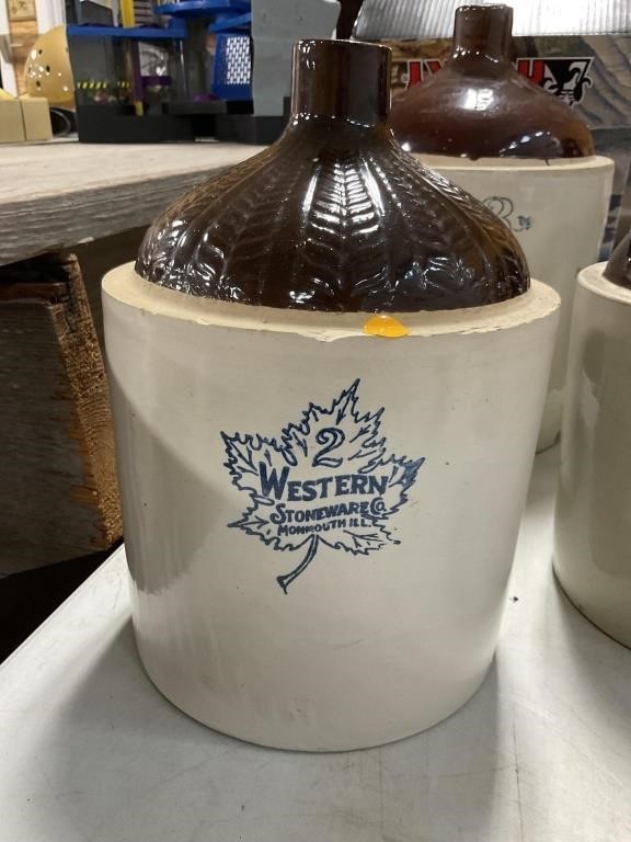 2 Gallon Western Stoneware Jug