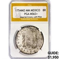 1754MO MM Mexico 8R Imperial Crown PGA MS63