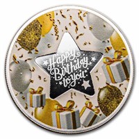 2023 Cameroon Silver Proof Happy Birthday Coin