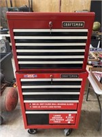 Craftsman Double Stack Tool Box with Keys 57"H