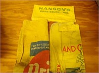 Seed Bags: Hanson's Hydrid Seed Corn, Land-O-