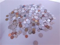 Monnaie du monde: lot de centaines de pièces