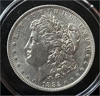 1882-O Morgan Silver Dollar (AU55)