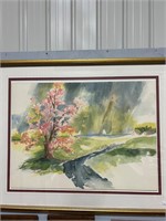 Nancy Jo Schuttler Spring Blossoms Watercolor