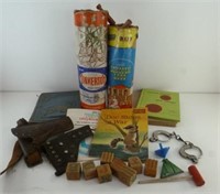 Lot of vintage toys and children's books: Tinker