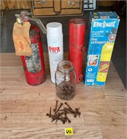 Vtg NIB Extinguisher Awesome Anthes Warning Flares