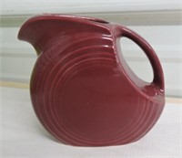 Fiesta Post 86 disc juice pitcher, cinnabar