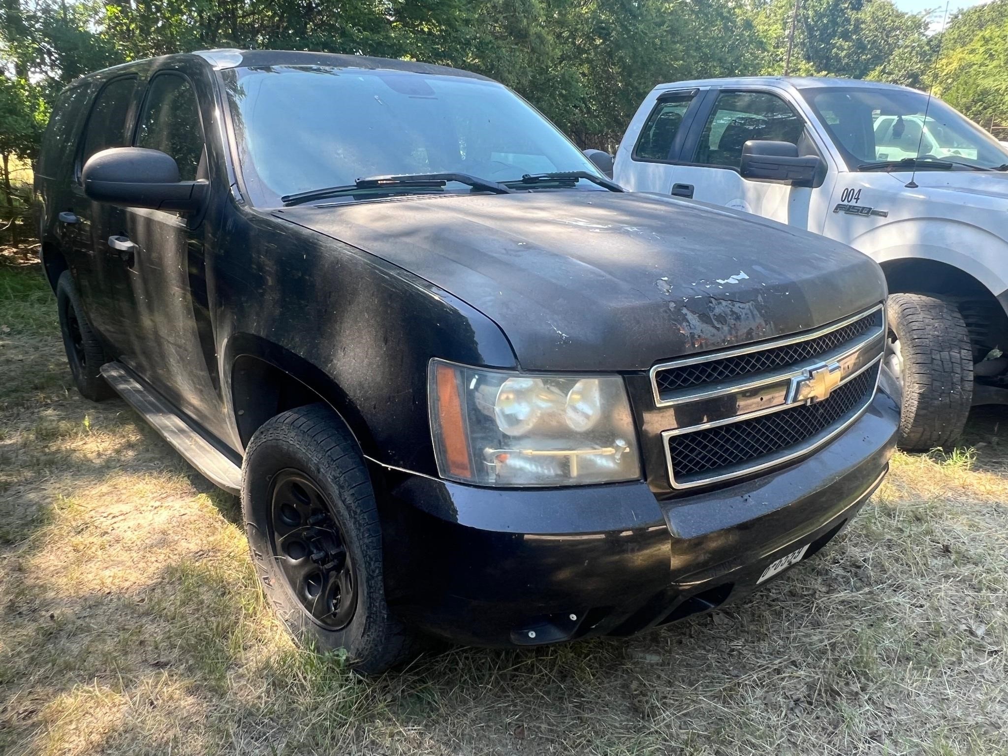 2008 CHEVY TAHOE RETIRED POLICE CAR RUNS & DRIVES