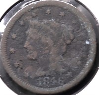 1846 LARGE CENT CULL