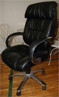 Black Leather Executive Desk Chair