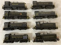 8 HO Train Engines-Atlas, Kadee, Kato