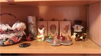 Knickknacks figures wall hangings & fabric basket