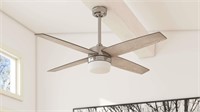 Boltz II 52-in Ceiling Fan + Light Remote