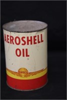 Aeroshell Motor Oil Tin Can