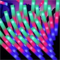 SEALED-100 LED Foam Glow Sticks