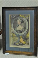 Very Early Etching of Jane Seymour