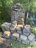 Large amount of landscaping bricks