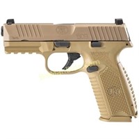 FN 509 9MM 4" FDE NMS FS 3 DOT LUMINESCENT 2 17RD