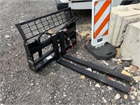 Quick Attach Hydraulic Adjustable Pallet Forks