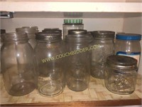 Wide mouth canning jars and others