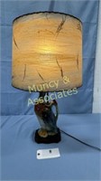 Majolica Mallard 15" Lamp