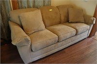 82" Suede Sofa Couch