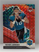 2021 Trevor Lawrence Mosaic Red Reactive Prizm RC