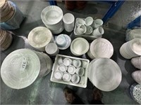 Large Qty White Porcelain Dinner & Entrée Plates