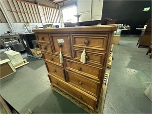 2 Period Style 10 Drawer Chests