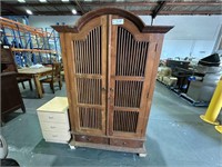 Period Style Timber 2 Door Pantry Cabinet