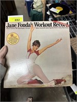 JANE FONDA'S WORKOUT VINYL RECORD ALBUM