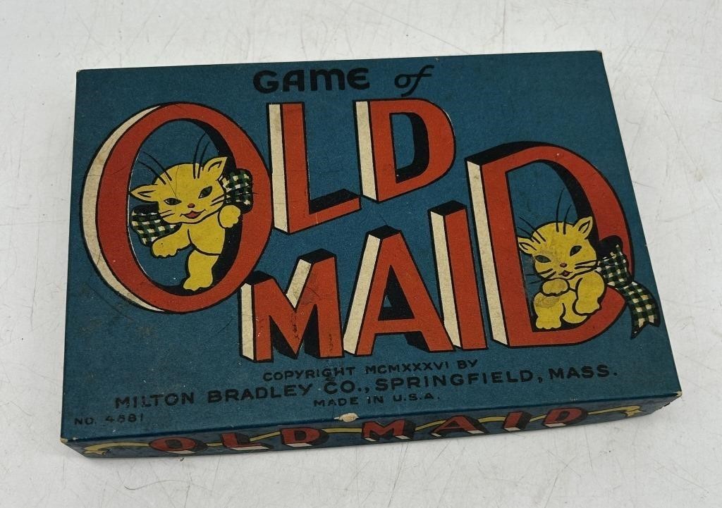 1936 Milton Bradley Old Maid Card Game