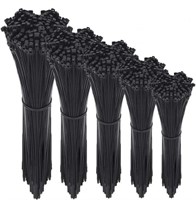 CABLE ZIP TIES, 500 PACK SELF-LOCKING CABLE TIES